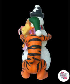 Figure Decoration Christmas Snowman, Tiger and Pooh