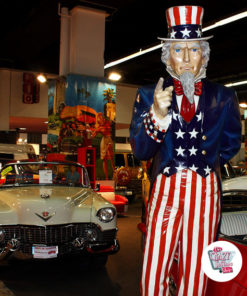 Amerikanske Uncle Sam figur Dekoration