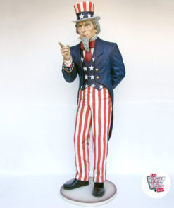 Amerikanischen Uncle Sam Figur Dekoration