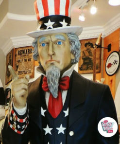 Amerikanske Uncle Sam figur Dekoration