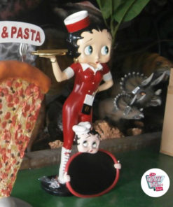 Figura patins Decoração Betty Boop Waitress