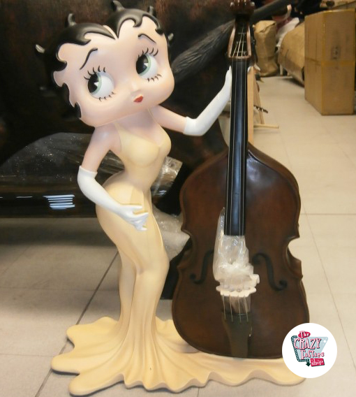 Figur Dekor Betty Boop Med Bass