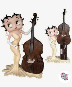 Figur Dekoration Betty Boop Med Bass