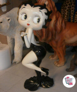 Figura Decoración Betty Boop Dando Besitos
