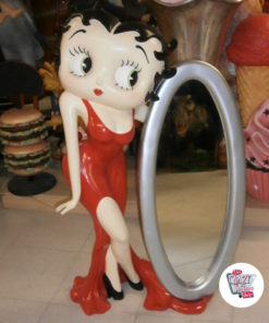 Dekorasyon Betty Boop Ayna Şekil