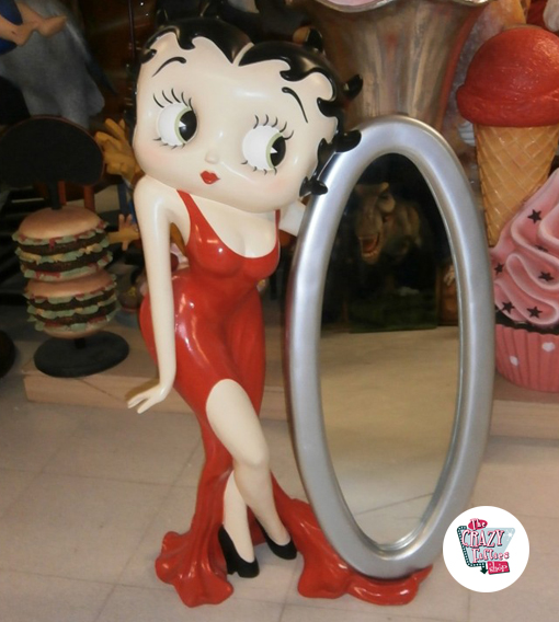 Figure Decoration Betty Boop Mirror