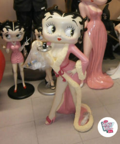 Figura Decoração Lâmpada Com Betty Boop Pajamas