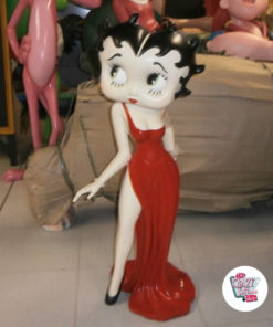 Figure Decoration Betty Boop Long Dress