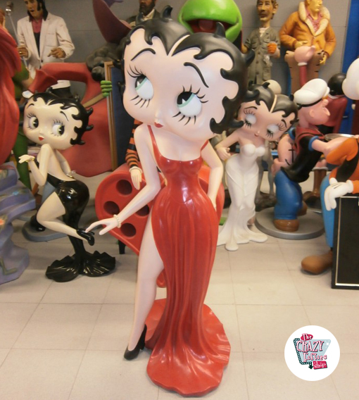Figur Dekor Betty Boop Long Dress