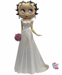 Figura Decoração Betty Boop vestido de casamento