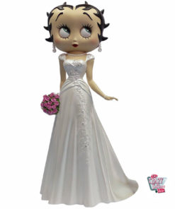 Figura decorazioni Betty Boop abito da sposa