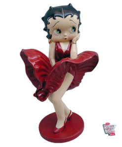 Figura Decoración Betty Boop Vestido Volando