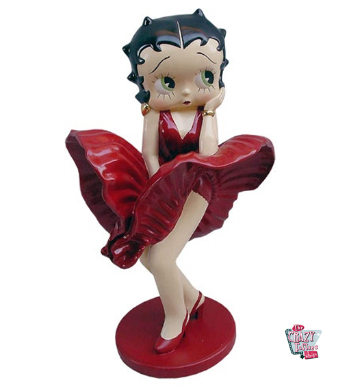 Figura Decoración Betty Boop Vestido Volando