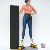 Figur Skates Dekor Porta Waitress Meny