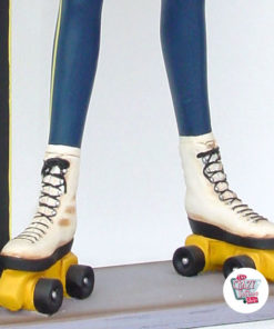 Figur Skates Dekor Porta Waitress Meny