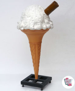 Figur Dekoration Cone Coco Medium Cream