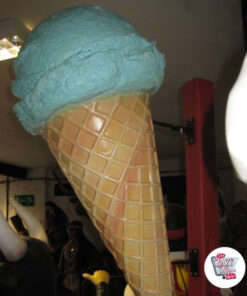 Ice Cream Cone figur dekorasjon Wall Menta