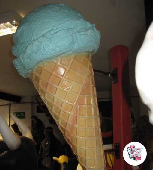 Ice Cream Cone figur dekorasjon Wall Menta