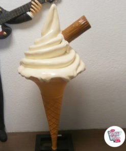 Figur Dekor Cone Cream Sundae Large