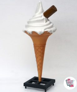 Figur Decoration Cone Cream Sundae Large