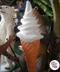 Ice Cream Sundae Cone Figur Wall Decoration