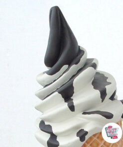 Figura Decoracion Cono Helado Sundae Nata y Chocolate Pared