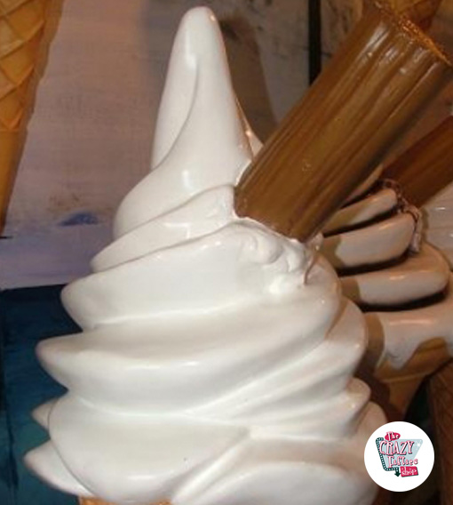Ice Cream Sundae Cone Figure Wall Decoration