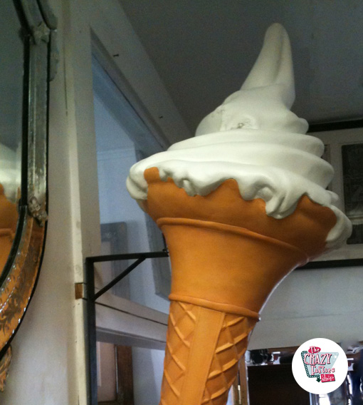 Ice Cream Sundae Cone Figur veggdekorasjon