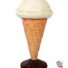 Figura cono crema decorazione