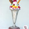 Figura Decoracion Copa Helado con Toppings