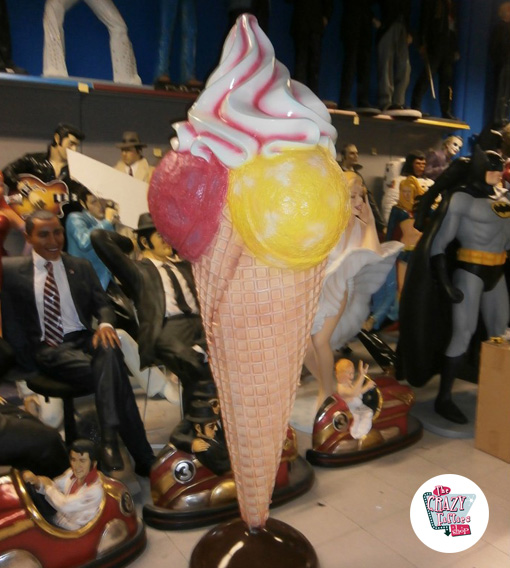 Figura decoração do cone Flavors Ice Cream 3 Grande