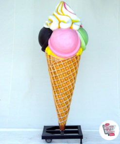 Figure Decoration Cone Flavors Ice Cream