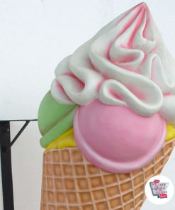 Figure Decoration Cone Ice Cream Flavors Wall