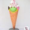 Figura Decoracion Cono Helado de Sabores