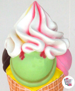 Figur Dekor Cone Flavors Ice Cream