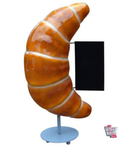 Figura Decoração Croissant com o menu