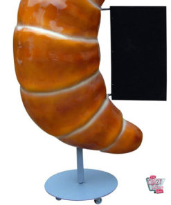 Figura Decoración Croissant con Menú