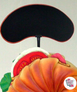 Figur Decoration Croissant med menu