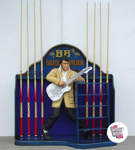 Figura Decoração Elvis guitarra Bilhar