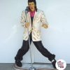 Figure Décoration Chanter Elvis blanc américain