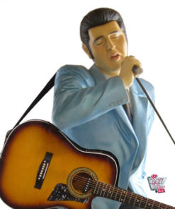 Figur Dekoration Elvis Singing Med Guitar