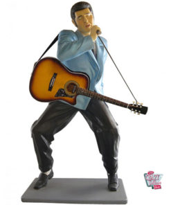 Figura decorazioni Elvis canta con la chitarra