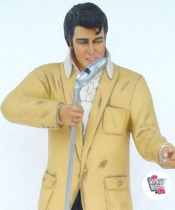 Figur Dekoration Elvis Singing Med Micro