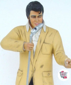 Figur Dekor Elvis Singing Med Micro