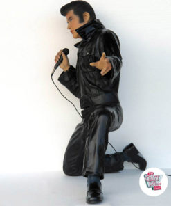 Figur Dekor Singing Elvis Knelende