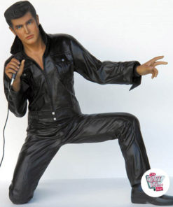 Figur Dekor Singing Elvis Knelende