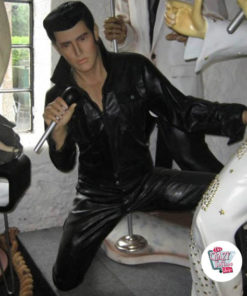 Figur Dekor Singing Elvis Knelende