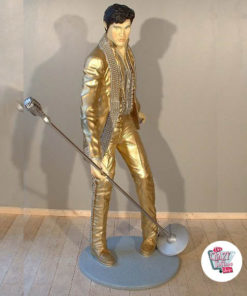 Figure Decoration Singing Elvis Dorado