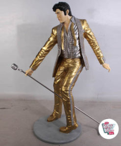 Figur Dekoration Singing Elvis Dorado