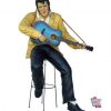 Figur Dekor Sitting Elvis Guitar